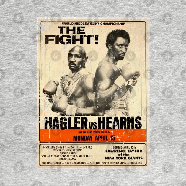 Marvin Hagler vs Hearns by GisarRaveda